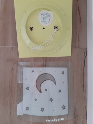 Lámpara infantil luna y estrellas
