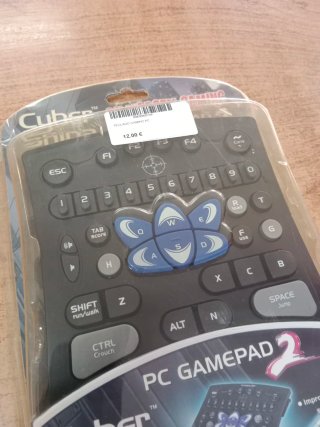 TECLADO GAMING PC CYBER SNOPA GAMEPAD 2
