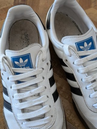 Adidas Samba Branco Cinza