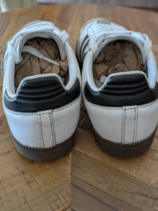 Adidas Samba Branco Cinza