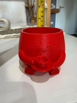 Macetero divertido impresión 3D