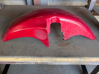 Guardabarros Delantero Honda Transalp 650 Rojo