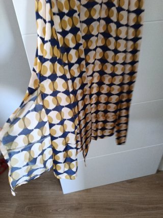 Vestido midi estampado