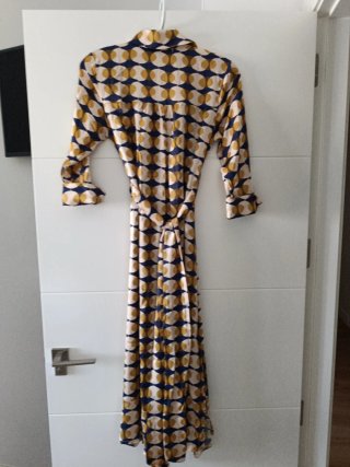 Vestido midi estampado