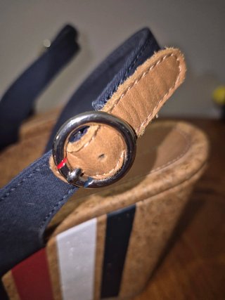 Sandalias Tacon Tommy Hilfiger Azul marino