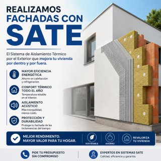 Realizamos fachadas en sate