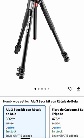 Trípode Manfrotto MK055