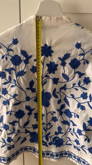 Chaqueta Zara bordada floral S
