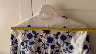 Chaqueta Zara bordada floral S