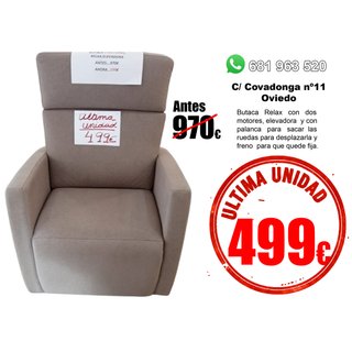 Butaca Relax Elevadora Beige