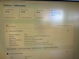 HP All-in-One 27 Plata/Blanco