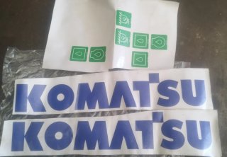 Pegatinas Komatsu Mixtas Retro