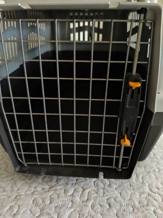 Transportín para mascotas gris