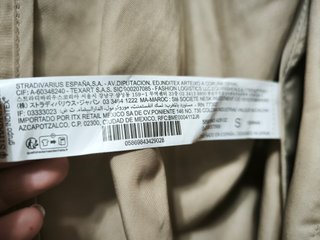 Gabardina Trench Coat Beige Talla Única