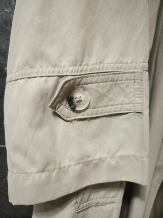 Gabardina Trench Coat Beige Talla Única