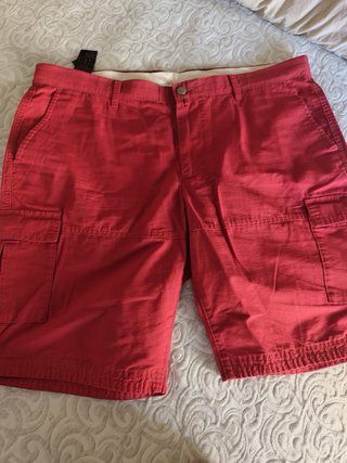 Pantalones Chinos Hombre Rojo Talla 50