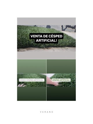 CÉSPED ARTIFICIAL!!!