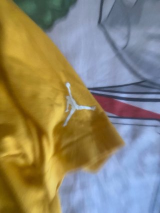 Camiseta Jordan Air Niño Amarilla Talla 8-10