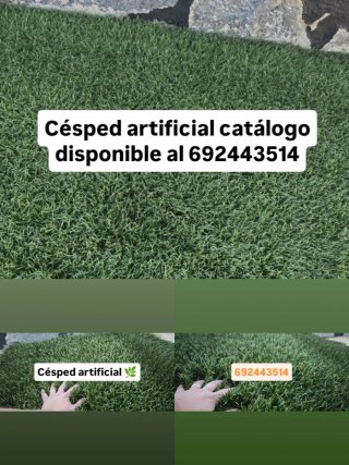 Césped artificial catálogo 692443514