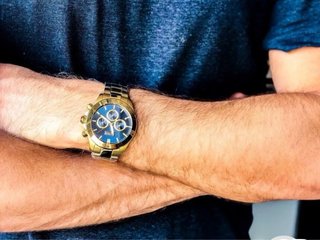 Reloj Hugo Boss 1513340 Cronógrafo Azul Dorado