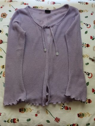 Chaquetas de punto Yera Morada sin marca