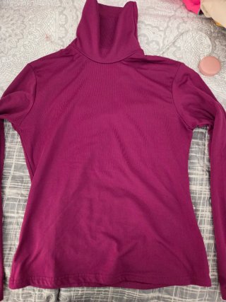 Camiseta polar cuello vuelto