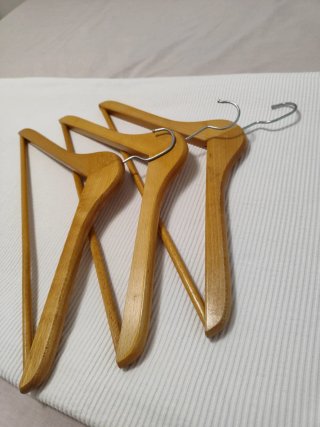 Pack 3 Perchas Madera