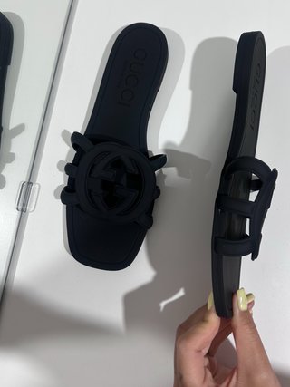 Sandalias Gucci Talla 38 Negras Nuevas