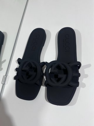 Sandalias Gucci Talla 38 Negras Nuevas