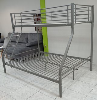 Litera ·Matrimonial, ·Metal, Color Gris. ¡OFERTA!