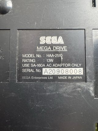 Sega Mega Drive HAA-2510 NTSC-J Giapponese