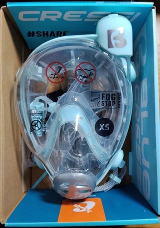 Máscara Snorkel Integral Seca Visión 180º