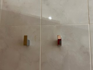 Mueble de baño madera y cristal