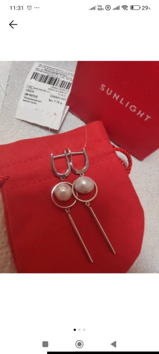 Pendientes Plata 925 Perlas Cultivadas Agua Dulce