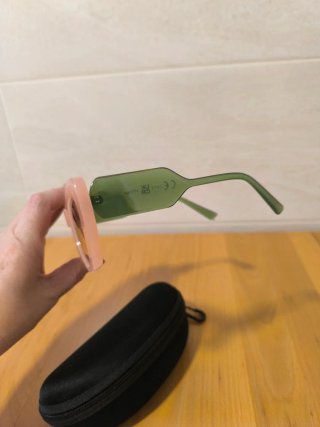 Gafas de sol mujer rosa y verde