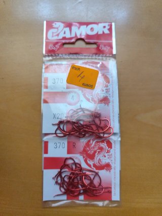 Anzuelos pesca Camor Talla 4 (20 uds)