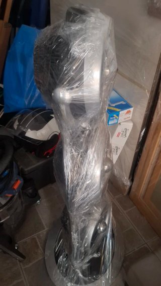 Ventilatore a torre metallo e plastica