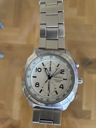 Reloj Seiko Acero Hombre Cronógrafo