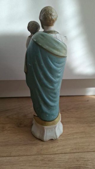 Figura cerámica antigua San Antonio