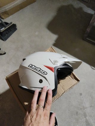Casco Trial Hebo Zone Blanco Talla M-L