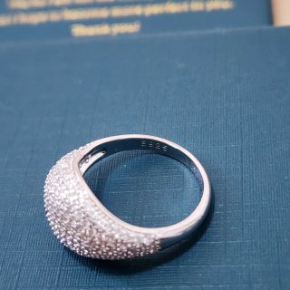 Anillo Plata 925 Circonitas Talla 16