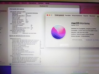 MacBook Air 13 i5 128GB 4GB RAM 2015 Plata