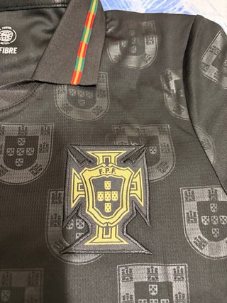 Camiseta Puma Mundial Portugal Ronaldo Negra