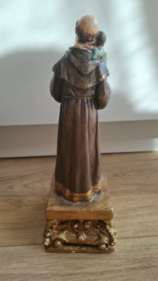 Figura San Antonio de Padua Escayola Antigua