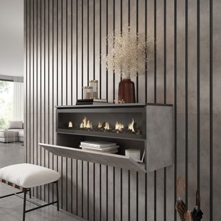 Chimenea Eléctrica LED Colgante 3 Colores