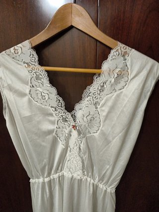 Camisón artesanal blanco