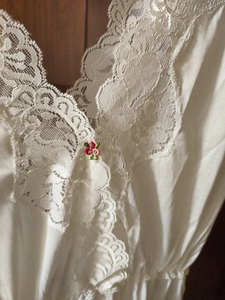 Camisón artesanal blanco