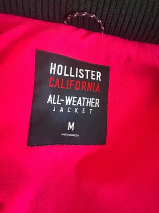 Chaqueta Hollister Talla M azul fuccia
