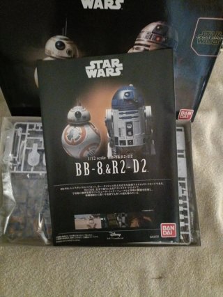 Kit modello BB-8 & R2-D2 Star Wars 1/12