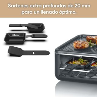 Plancha Grill Eléctrica Piedra 8 Pers.
